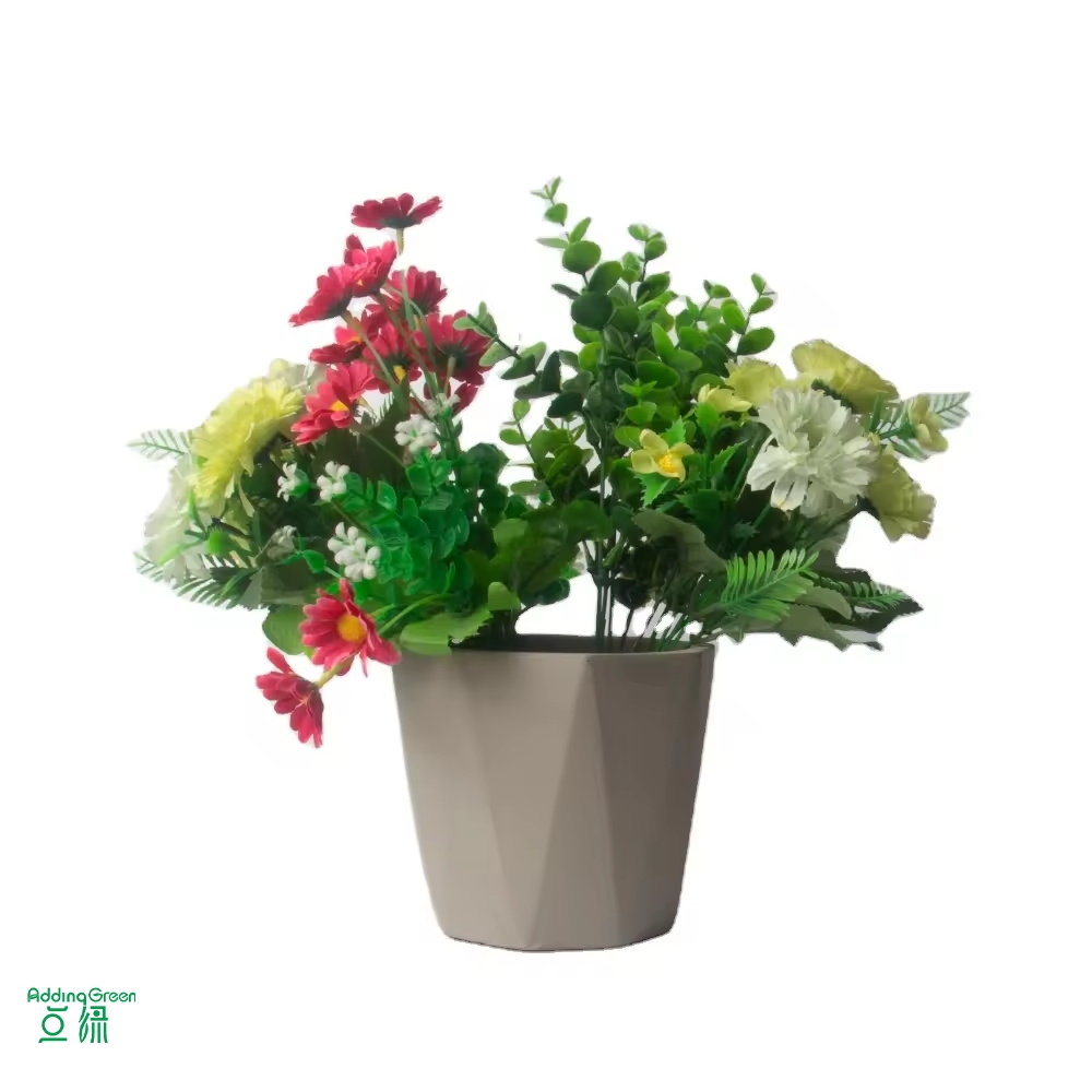 Factory Wholesale Classic Design Concrete Flower Pot for Indoor and Outdoor Use for Shopping Mall Condition