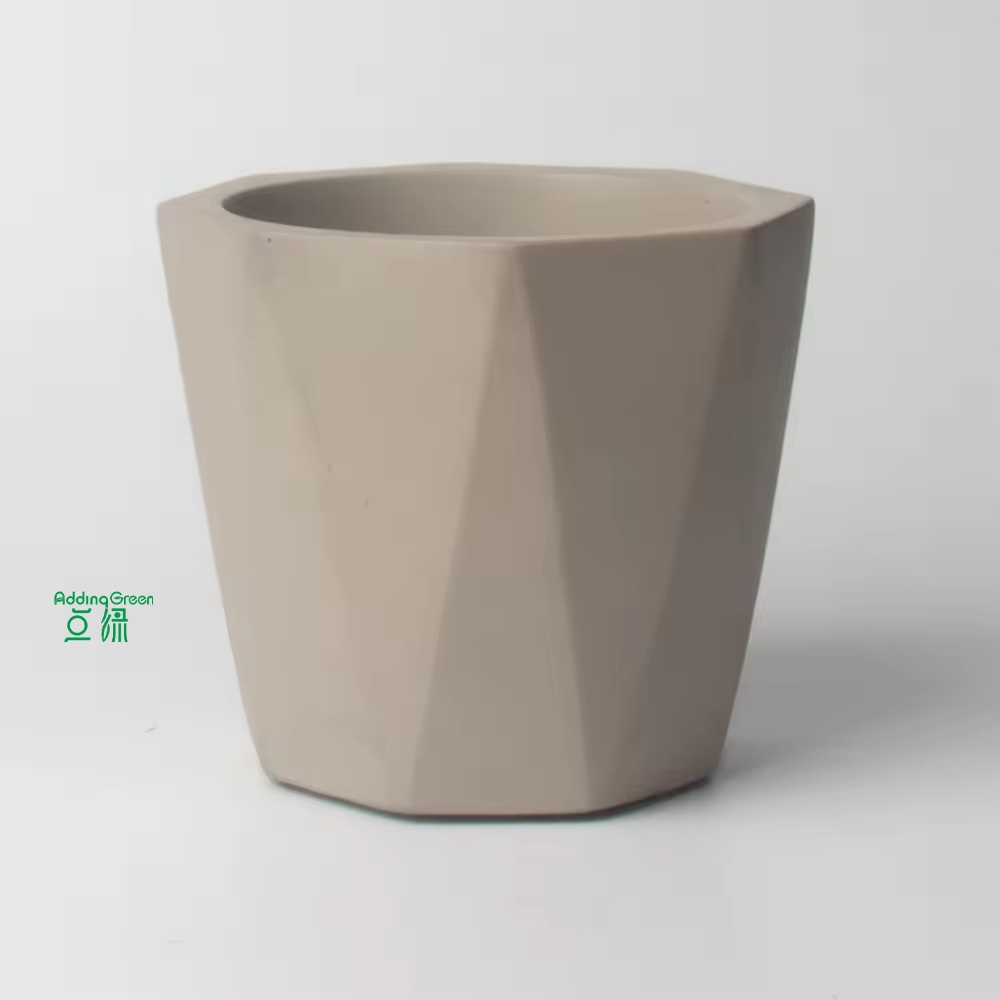 Factory Wholesale Classic Design Concrete Flower Pot for Indoor and Outdoor Use for Shopping Mall Condition