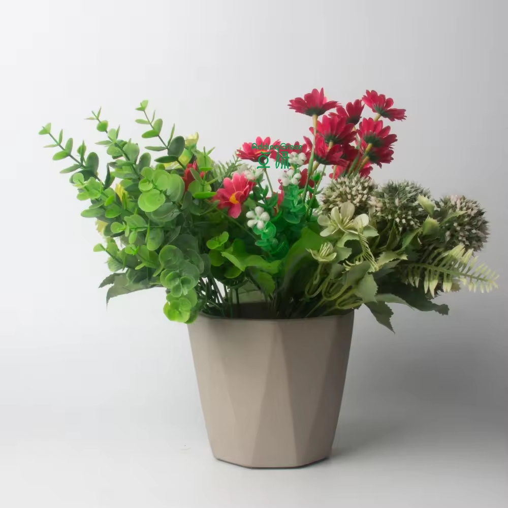 Factory Wholesale Classic Design Concrete Flower Pot for Indoor and Outdoor Use for Shopping Mall Condition