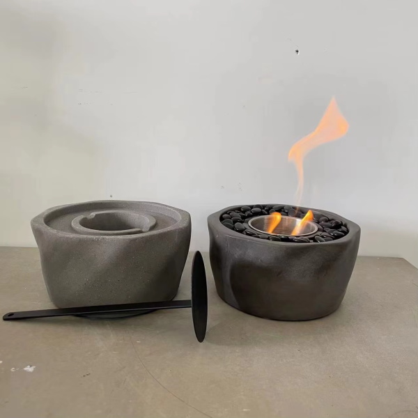 concrete fire pit