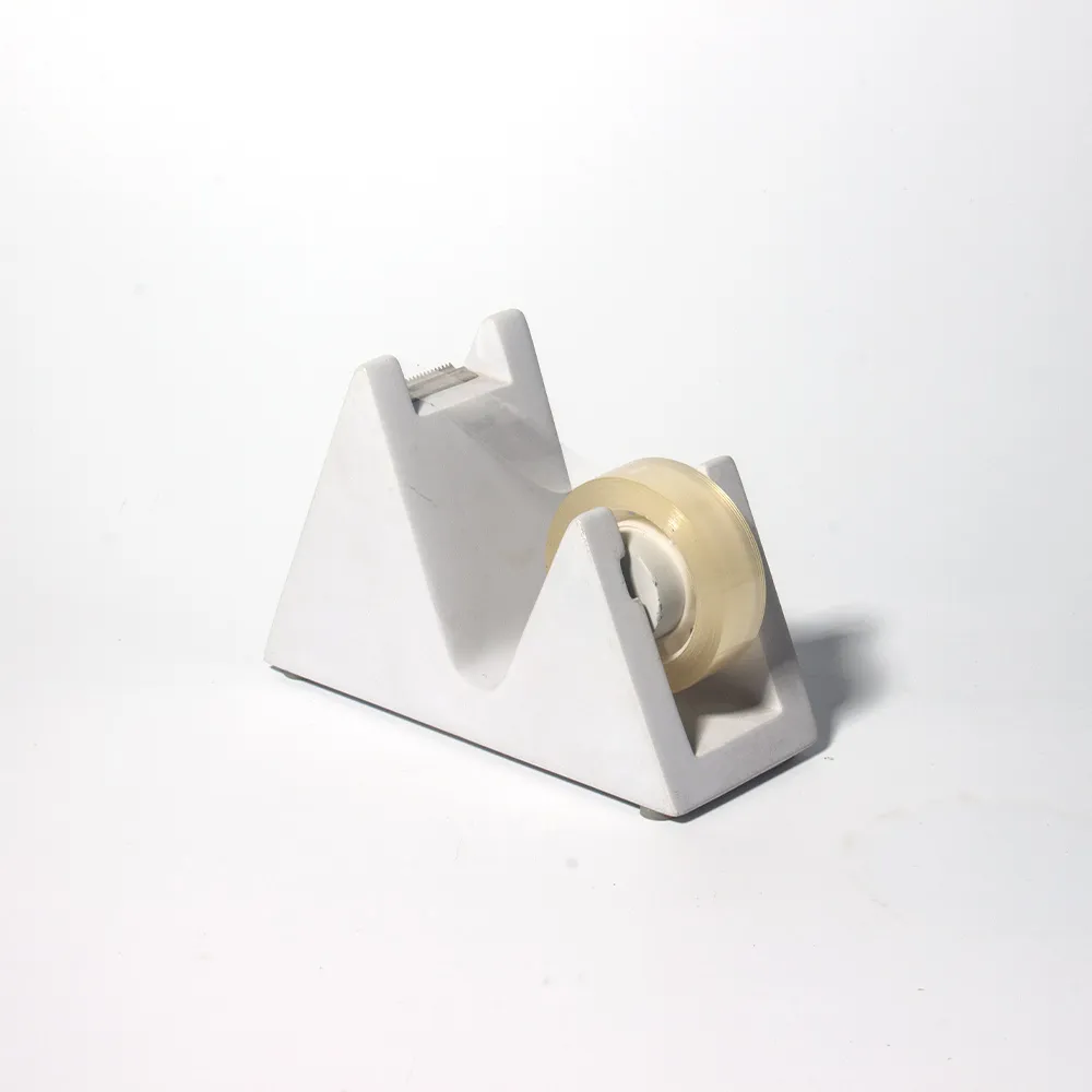 Wholesale Cement Desktop Tape Dispenser Adhesive Roll Holder Suitable For Office Packing Concrete Desktop Adhesive Cutter Holder