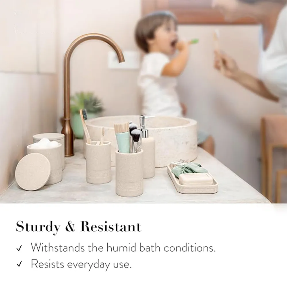 Wholesale Elegant Resin Bathroom Accessories Set Featuring Stylish Designs For Enhancing Your Bathroom Decor And Functionality