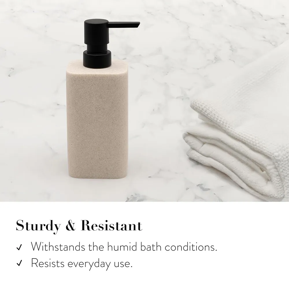 Simple Hotel 4 Pieces Bathroom Sets Vanity Accessories Items Apartment Accessories Resin Bathroom Accessories Set Soap Dispenser